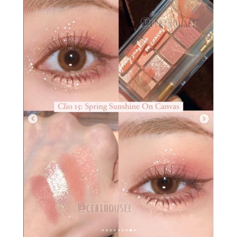 Bảng mắt CLIO Clio Pro Eye Palette 10 ô kèm cọ sale 60%