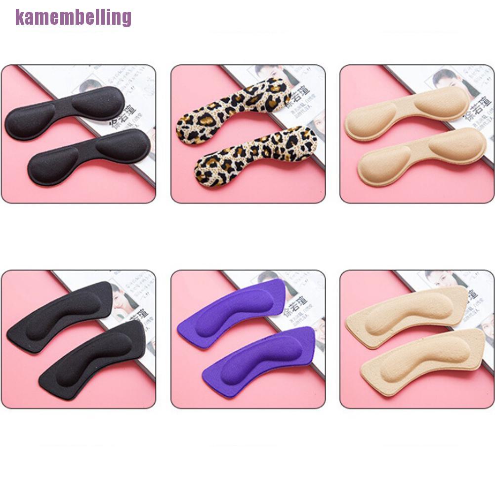 Bộ 2 Miếng Lót Giày Cao Gót Bằng Vải Có Đệm Tự Dính