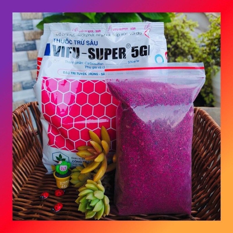 Gói 1kg ViFu Super 5gr tuyến trùng - sâu đất