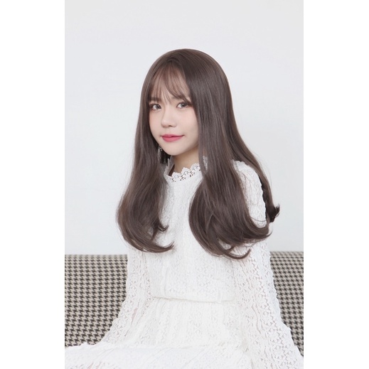 Tóc Giả Nguyên Đầu Cúp Bầu 45cm Qs160