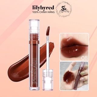[XẢ LỖ] Son tint LILYBYRED GLASSY LAYER FIXING TINT 08 BURNT BRICK, 12 MUSCAT SHOWER  (lilybyred 08, lilybyred 12)