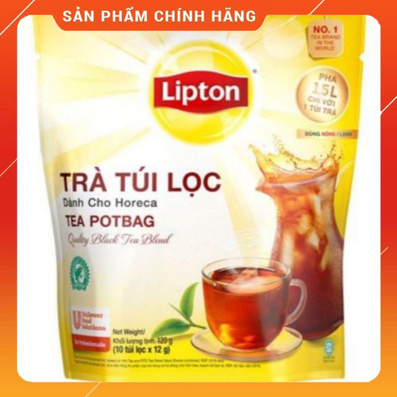 TRÀ TÚI LỌC LIPTON POTBAG gói lớn 10 gói x12 g