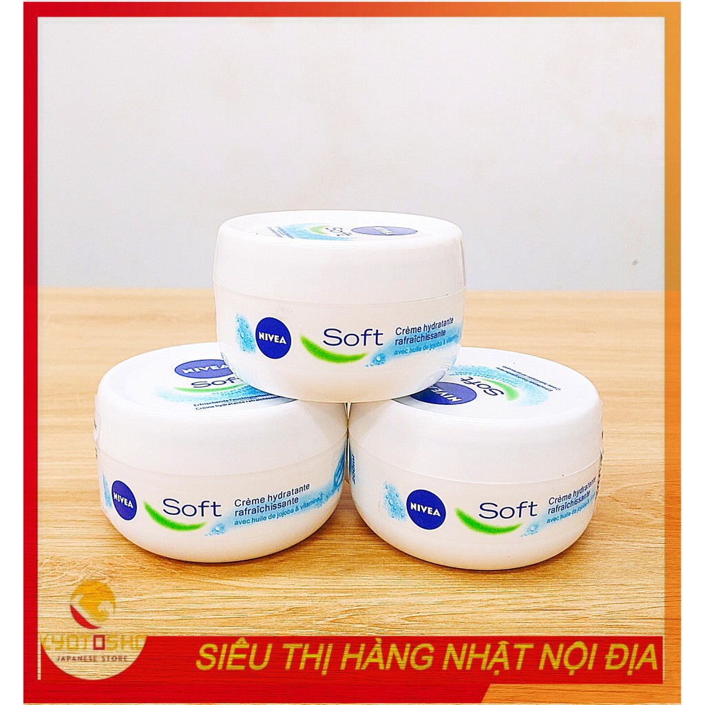 Kem Dưỡng Ẩm Nivea Soft 200ml của Đức