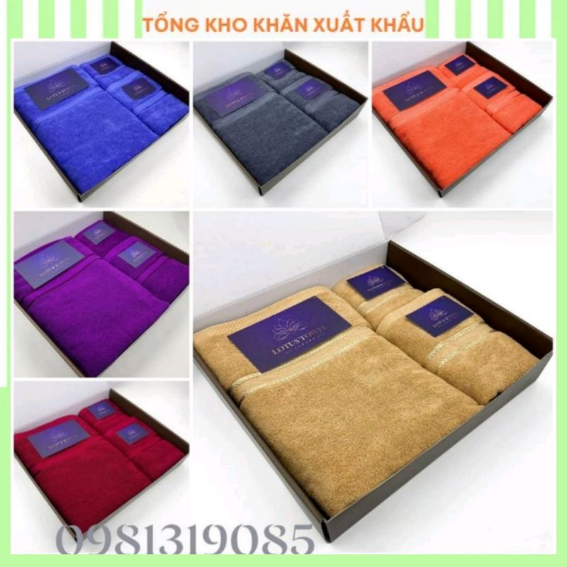 BỘ KHĂN TẮM QUÀ TẶNG CAO CẤP ,SANG TRỌNG , THẤM HÚT TỐT 70x140cm