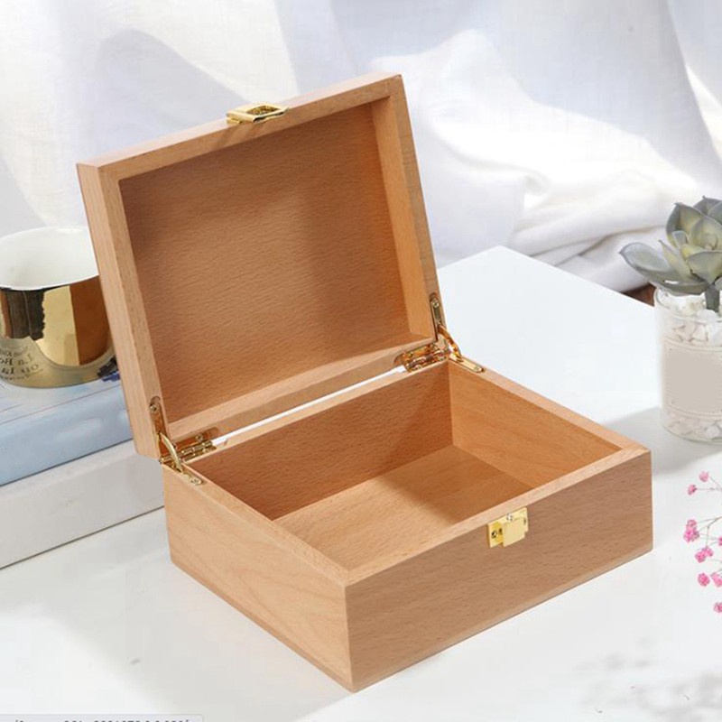 Wooden Souvenir Box Decoration Wooden Box Handmade Wooden Crafts Box Jewelry Gift Storage Box