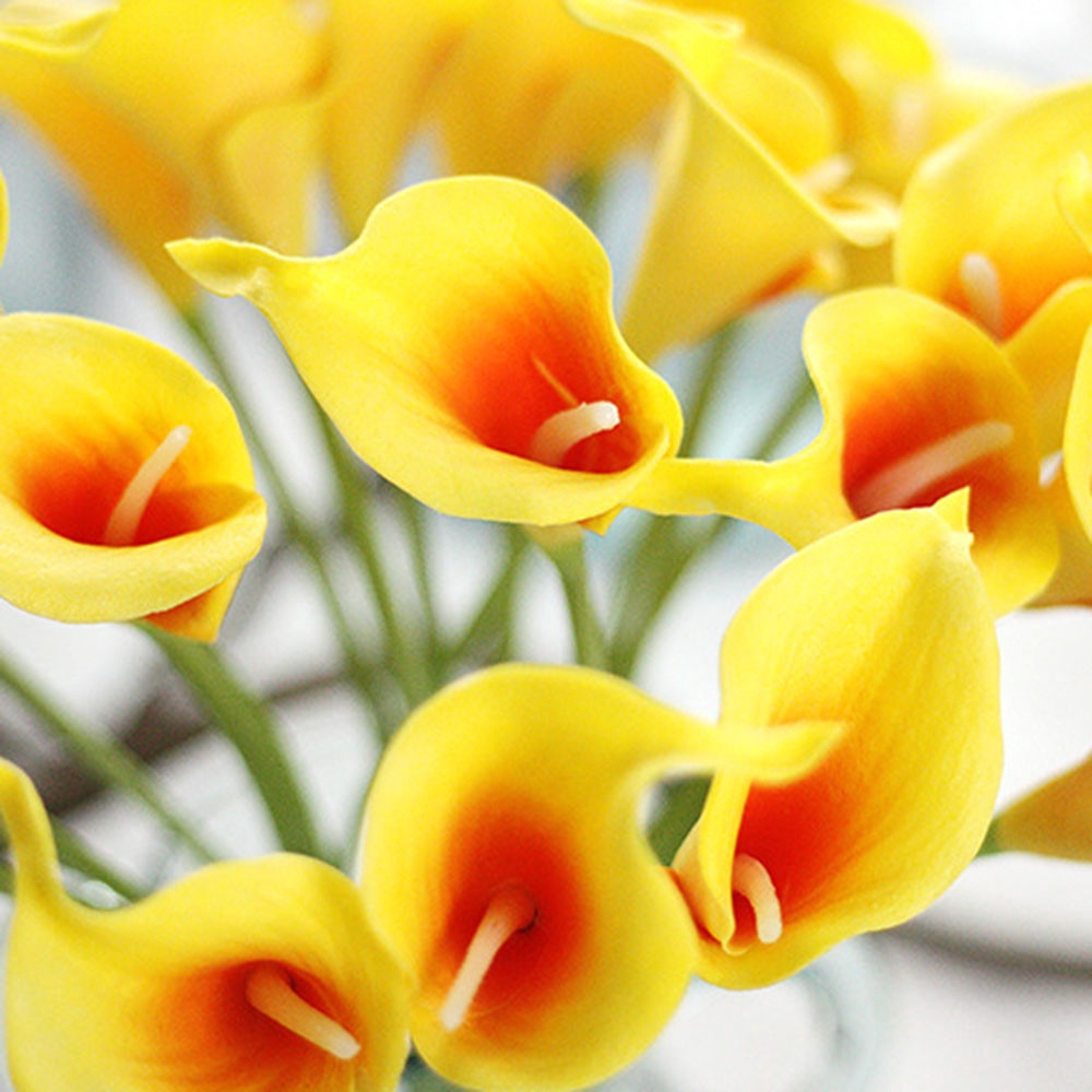 Hoa Giả Trang Trí Chất Liệu Pu