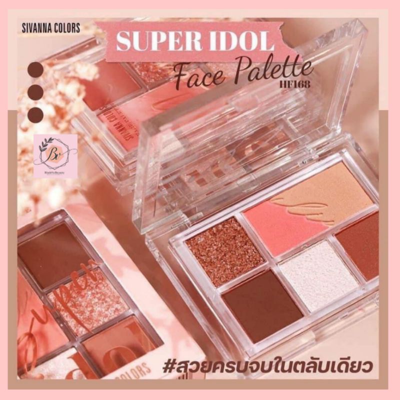 PHẤN MẮT SIVANNA COLORS SUPER IDOL HF168