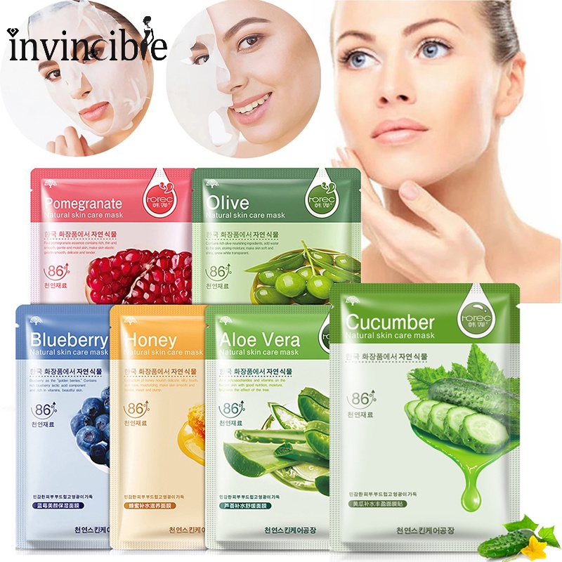 1 Mặt Nạ Chiết Xuất Trái Cây Tự Nhiên/ Mặt Nạ Dưỡng Ẩm/ Kiểm Soát Dầu/ Làm Dịu Da Hiệu Quả