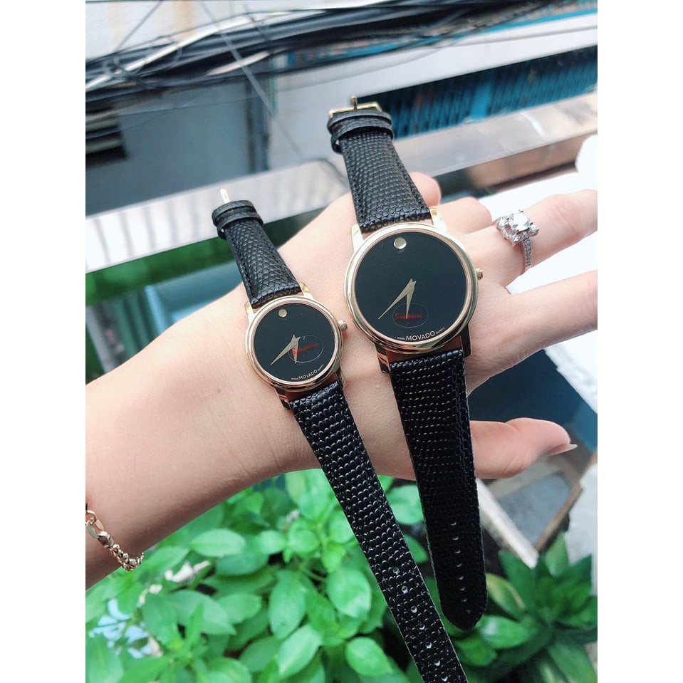 [Ảnh thật, có video] Đồng Hồ Nam nữ Movado kính sapphire, chống nước tốt