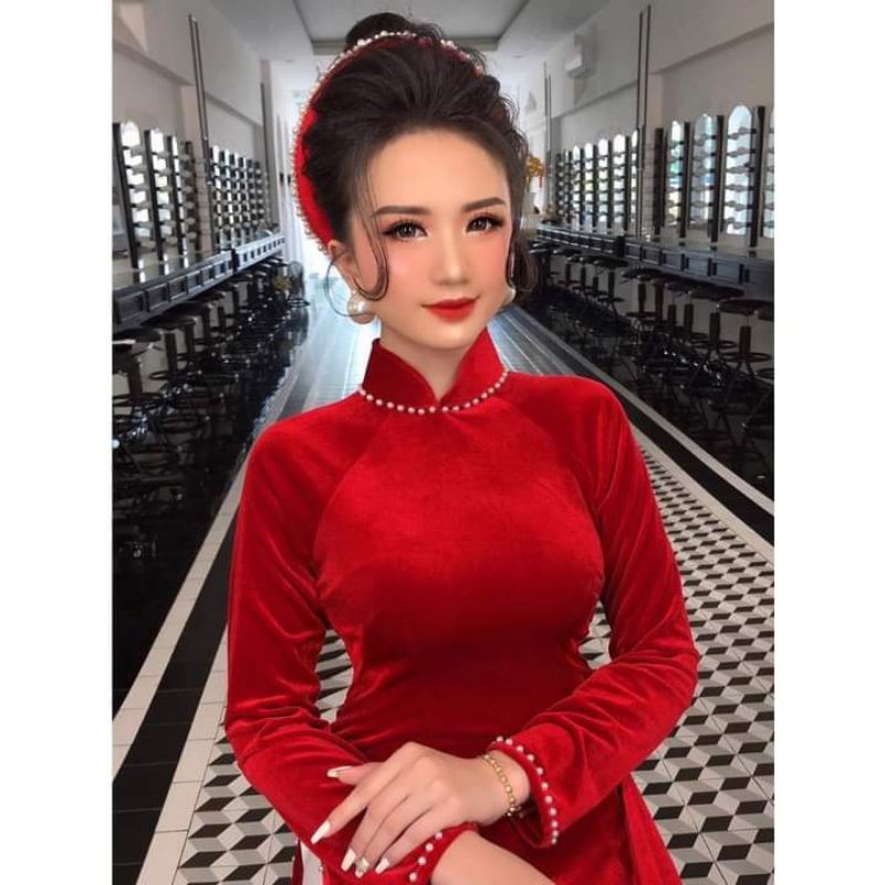 cài mấn  đính đá đính hạt