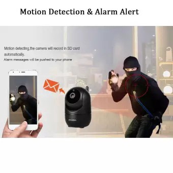 EVKVO - Intelligent Auto-Tracking - YCC365 PLUS APP HD 1080P Rotate Wireless WIFI PTZ IP Camera CCTV IR Night Vision Mini Home Security Surveillance Network Camera Baby Monitor Motion Detection Alarm