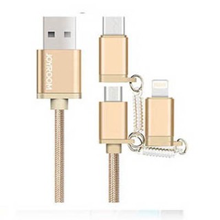 Cáp sạc siêu bền 3 đầu Lightning/micro USB/USB-C Joyroom S-M320 1.3m