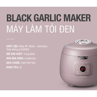 Máy làm tỏi đen lock&lock ejr136pup