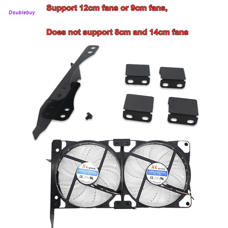 1 Set 3 Khung Gắn Quạt PCI/Thẻ Hình Tròn 9cm/12cm