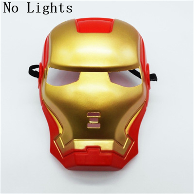 Mặt Nạ Hóa Trang Nhân Vật Avengers Hulk Iron Man Captain America Bằng Pvc Cho Bé
