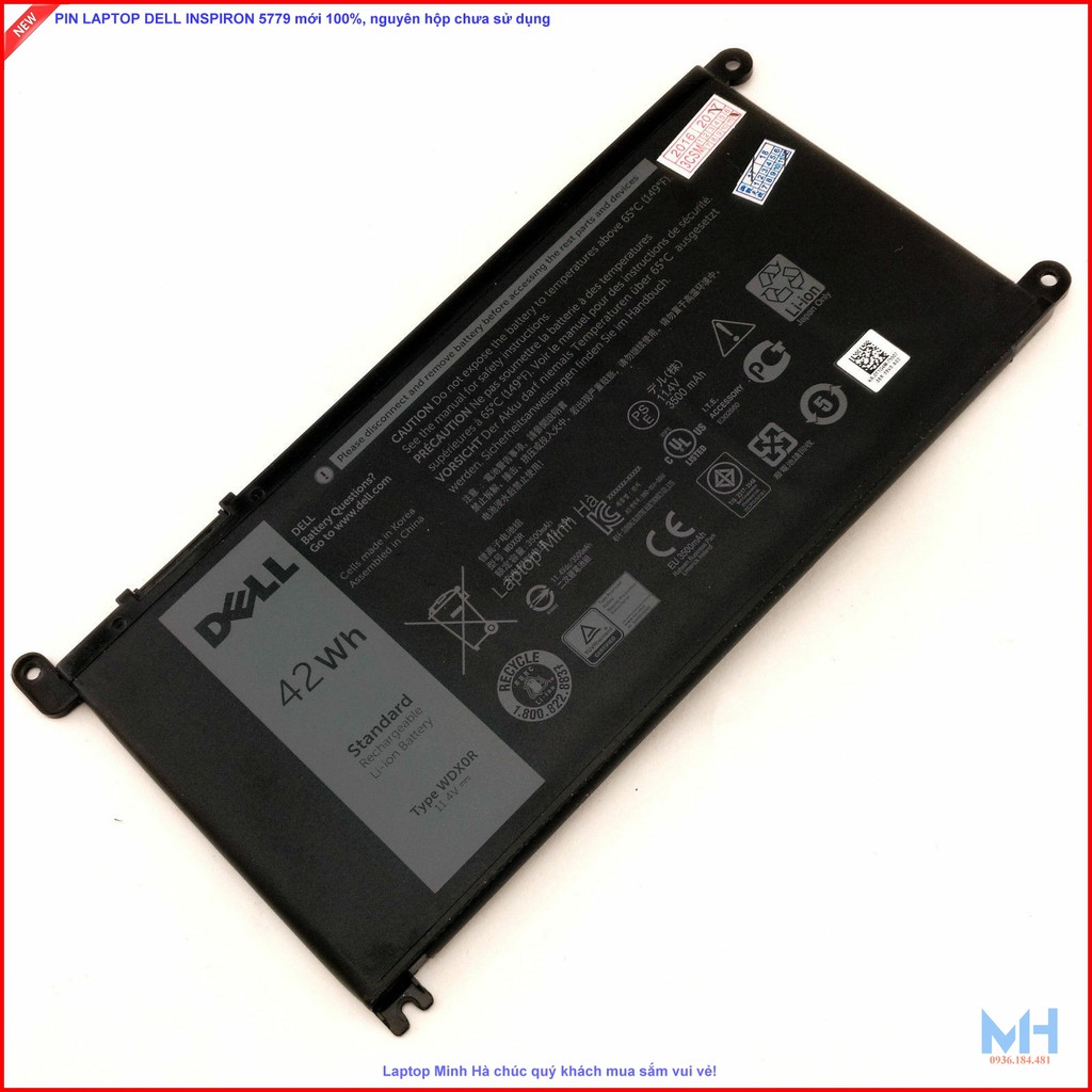 Pin laptop Dell Vostro 5468 5568 P62F P62F001 P75G P75G001d Hàng Zin theo máy