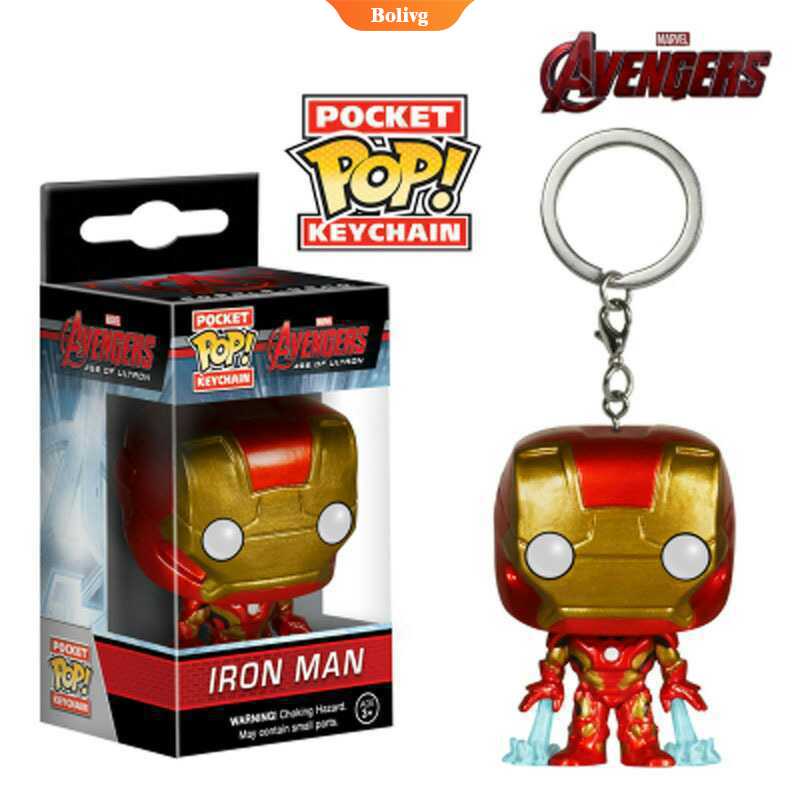 Funko Pop Móc Khóa Hình Nhân Vật Siêu Anh Hùng Avengers