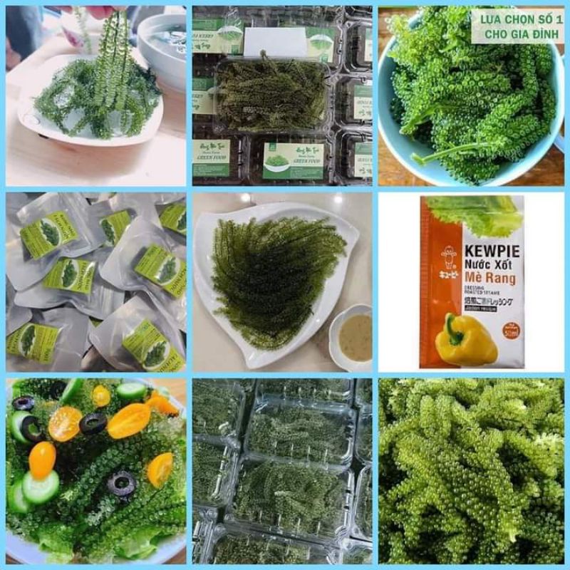 1kg rong nho tách nước( nở ra 3kg)