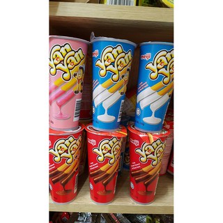 Combo 10 hộp Bánh chấm Yan Yan Meiji 50g vị dâu / vị socola / vị vani