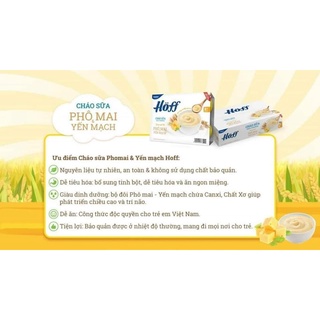 Cháo sữa phô mai Hoff (6x55g)