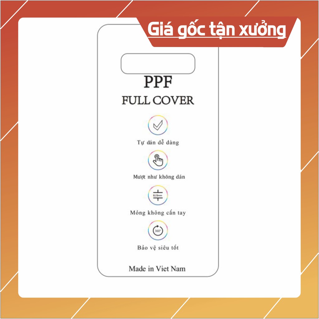 Dán dẻo PPF Samsung S10 Plus