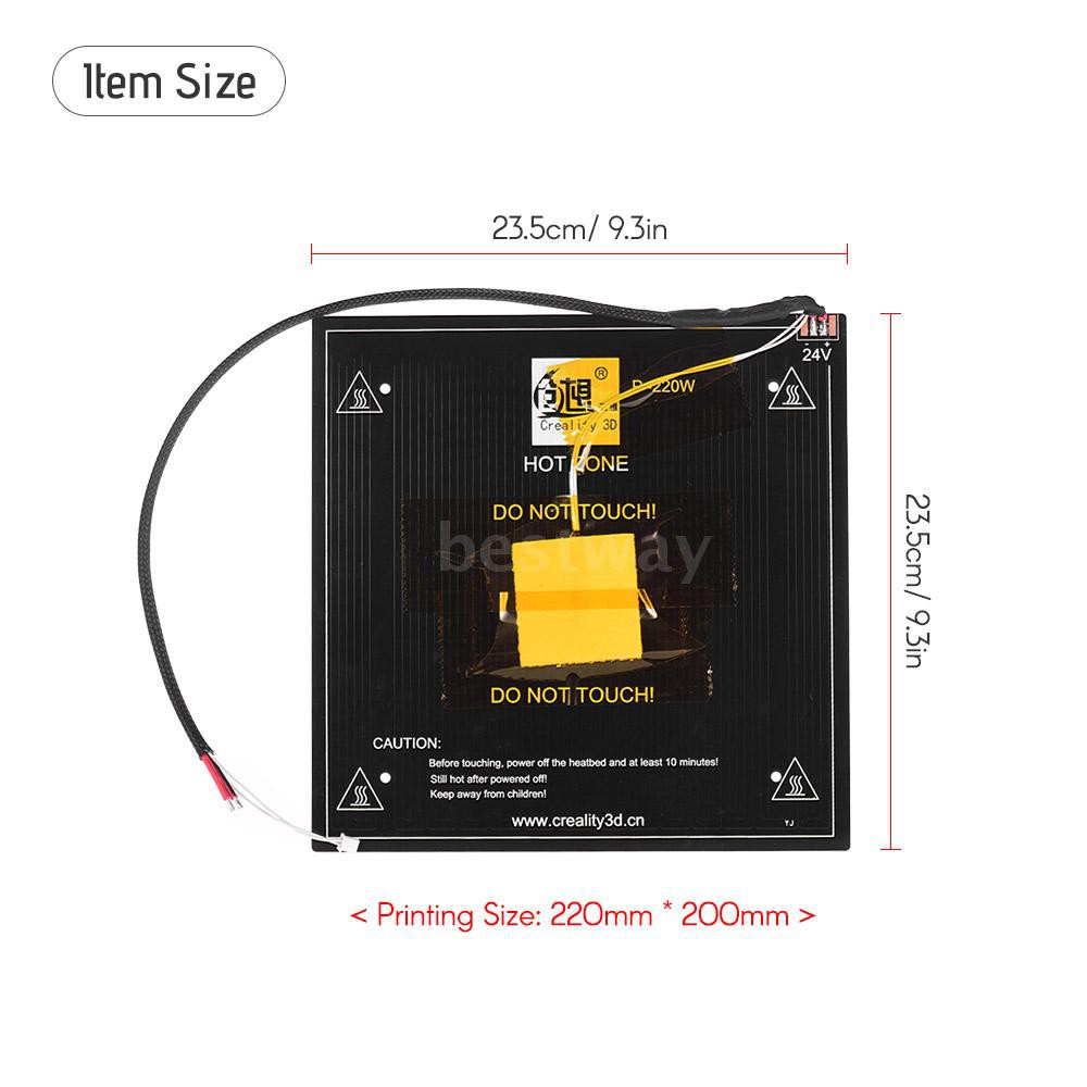 Bàn Nhiệt Mk3 Bằng Nhôm Mk3 Cho Máy In 3d