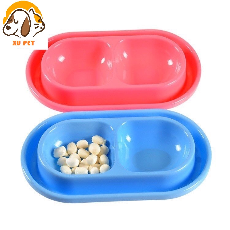 Bát Ăn Đôi Chống Kiến Cho Chó Mèo - Bát Đựng Thức Ăn Cho Chó Mèo