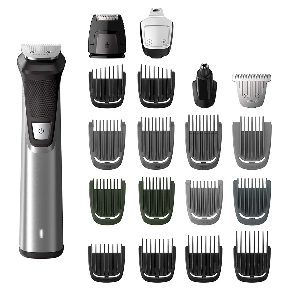 Tông đơ Philips Norelco Multigroom 7000 | MG7750/49 Multigroom All-In-One đa năng, giúp cắt tỉa râu, tóc, lông mũi