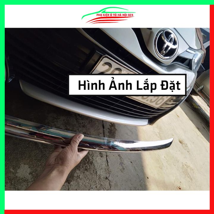 Ốp cản trước Altis 2018-2019 mạ crom trang trí chống trầy bảo vệ xe