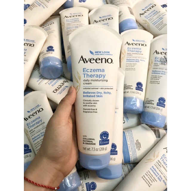 Kem trị chàm trẻ em Aveeno Eczema Therapy Daily Moisturizing Cream 206g