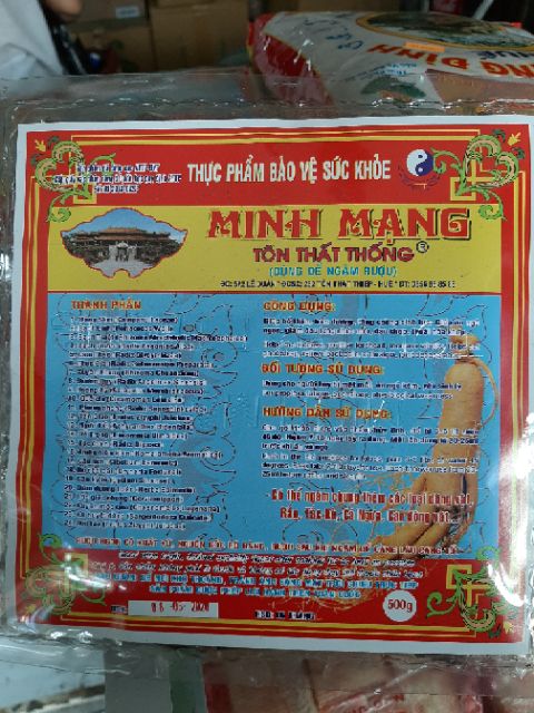 MINH MẠNG THANG - THANG NGÂM RƯỢU 500G(THANG NHỎ)