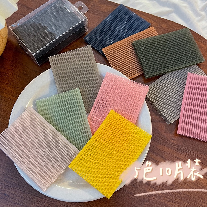 Miếng Dán Tóc Tự Dính Cố Định Tóc Mái Tóc Con Miếng Dán Làm Phồng Tóc Hỗ Trợ Trang Điểm Rửa Mặt
