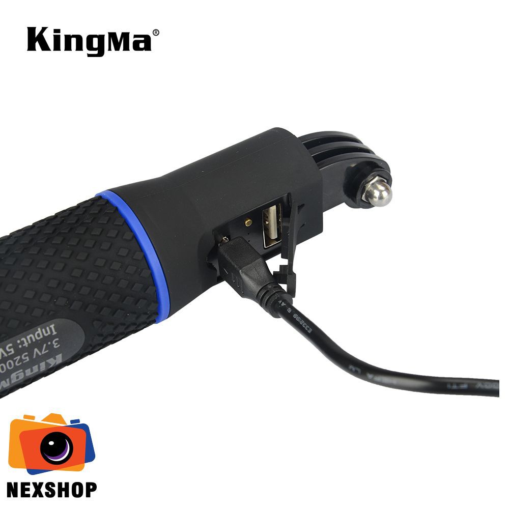 Gậy cầm tay kiêm sạc dự phòng cho Gopro | Nhập khẩu