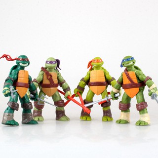 Set 4 mô hình nhân vật Ninja Rùa trang trí