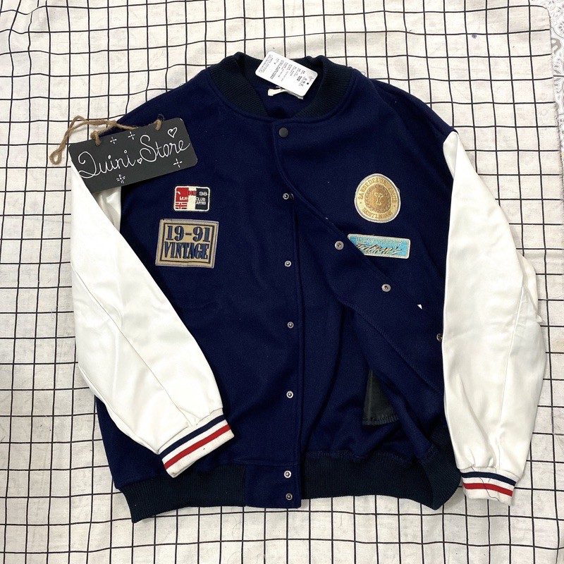 [ORDER] Áo khoác Bomber Bóng Chày (Kèm ảnh thật tự chụp) | BigBuy360 - bigbuy360.vn