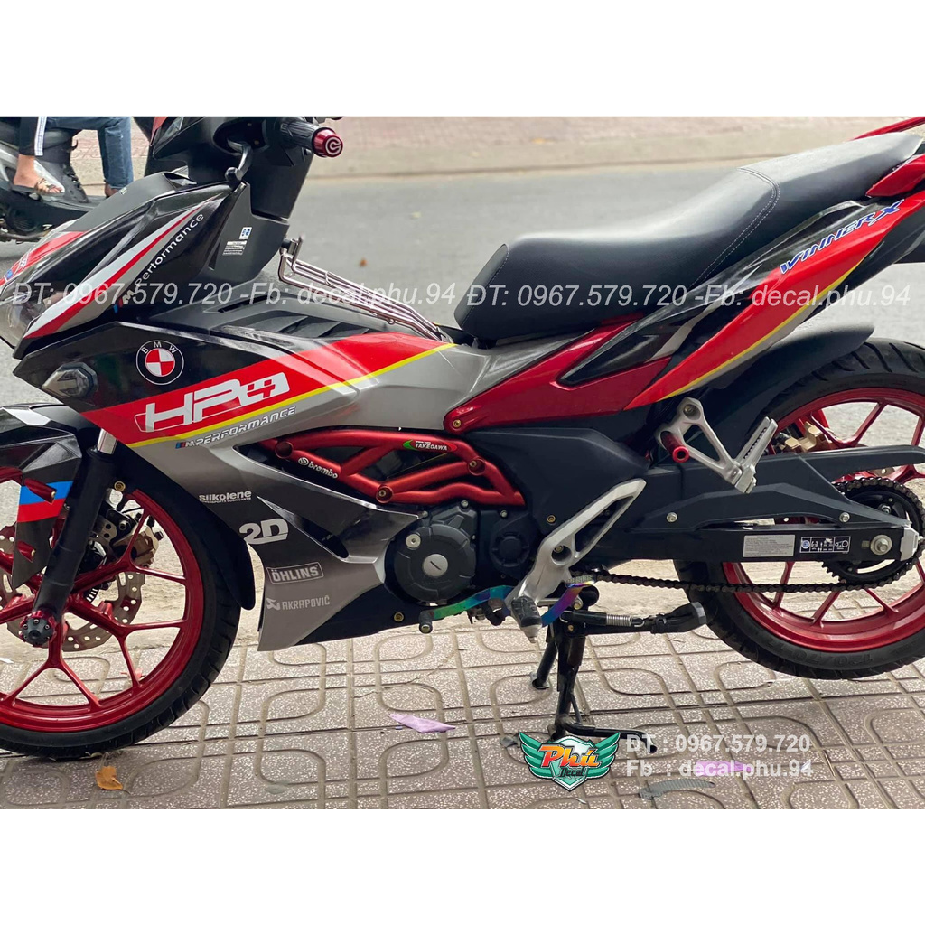 Tem Rời Winner HP4 đỏ đen bạc (J)