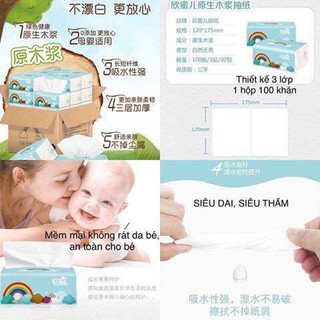 sỉ 2 thùng GIẤY XINMIER Cầu Vồng
