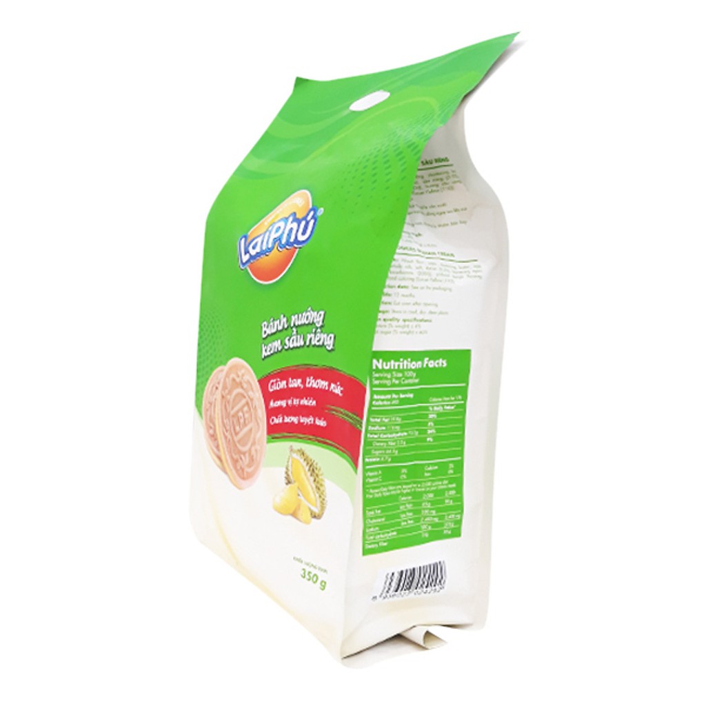 COMBO 3 GÓI BÁNH SẦU RIÊNG LAI PHÚ - gói 350g