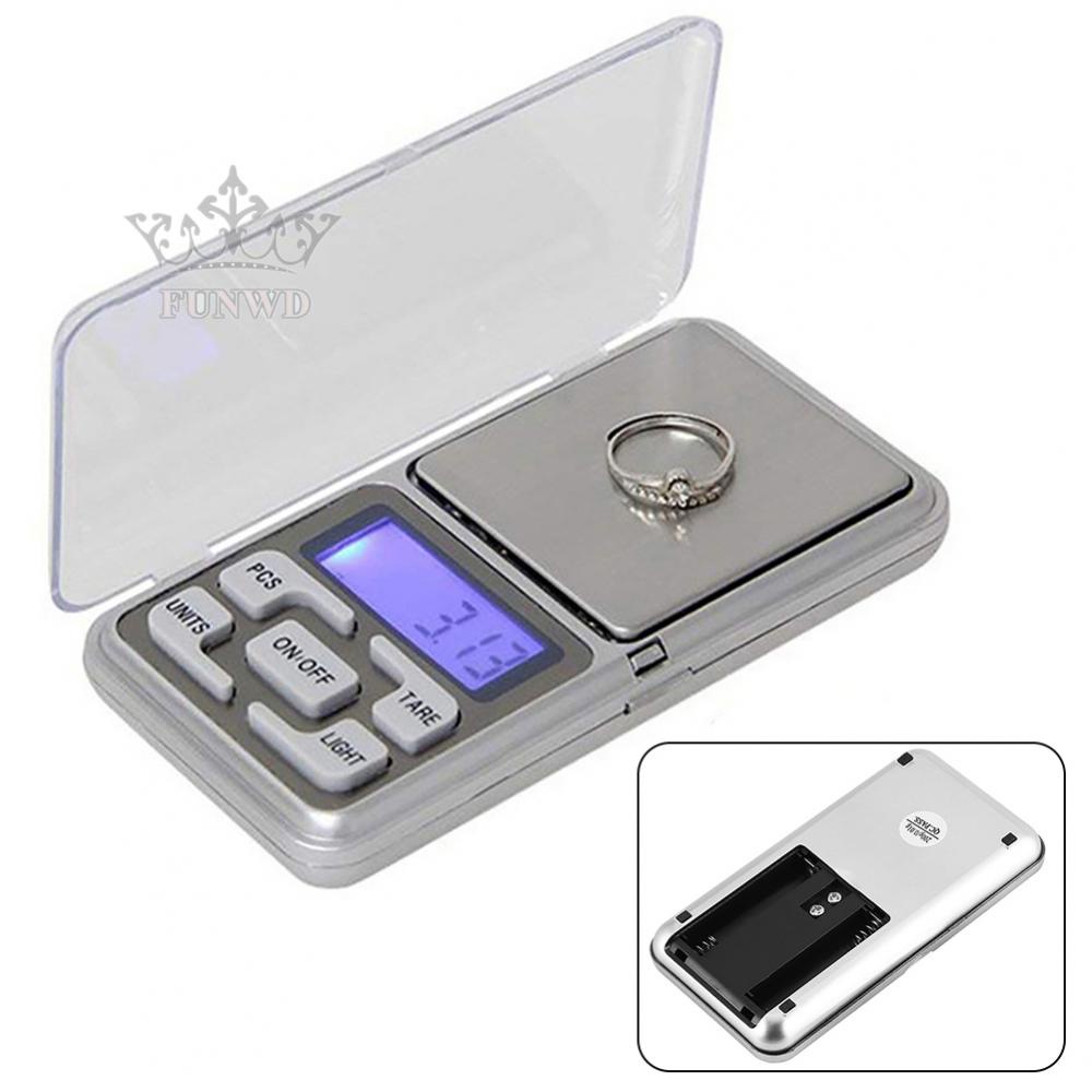 Cân Điện Tử mini Bỏ Túi 1* 200g/300g/500g X 0.01g/0.1g