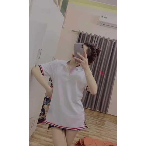 [ BÁN SỈ ] Áo POLO Viền Tay Viền Gấu Chất cotton Su free size Phom 40-65kg