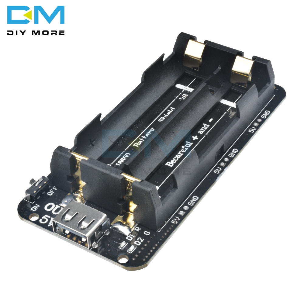 Bản Mạch Mở Rộng Nguồn Mở Rộng 18650 16340 Shield V9 V8 V3 5V/3A 3V Micro USB Type-C Dành Cho Arduino ESP8266