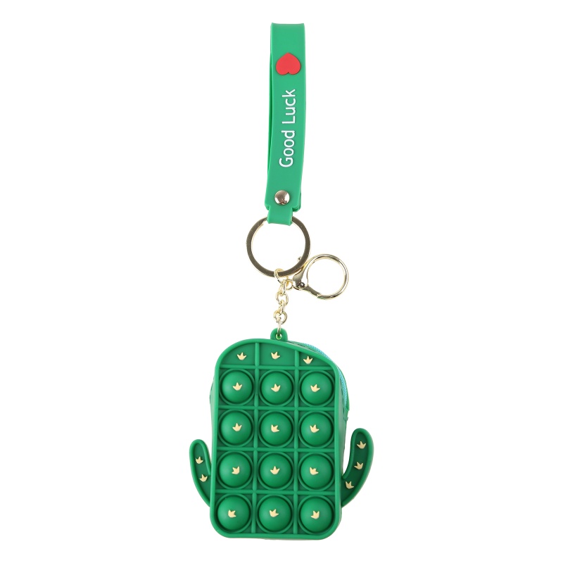 Seng Popit Đồ Chơi Bóp Bong Bóng Mini Giảm Căng Thẳng Hình Ví Tiền Xu