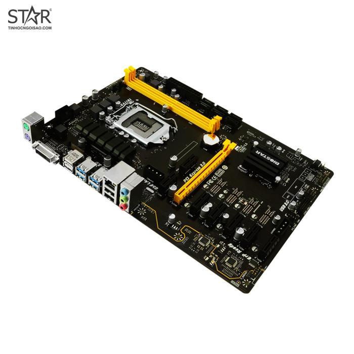 Bo mạch chủ BIOSTAR TB250-BTC, BTC+, Pro chuyên cày coin, máy văn phòng - Hàng Chính Hãng