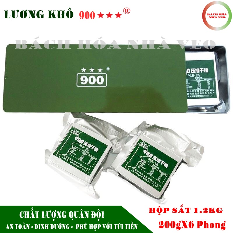 THÙNG 1,2KG, Lương Khô Quân Đội Trung Quốc, Lương khô BA SAO, nhập khẩu TRUNG QUỐC Hàng Chính Hãng