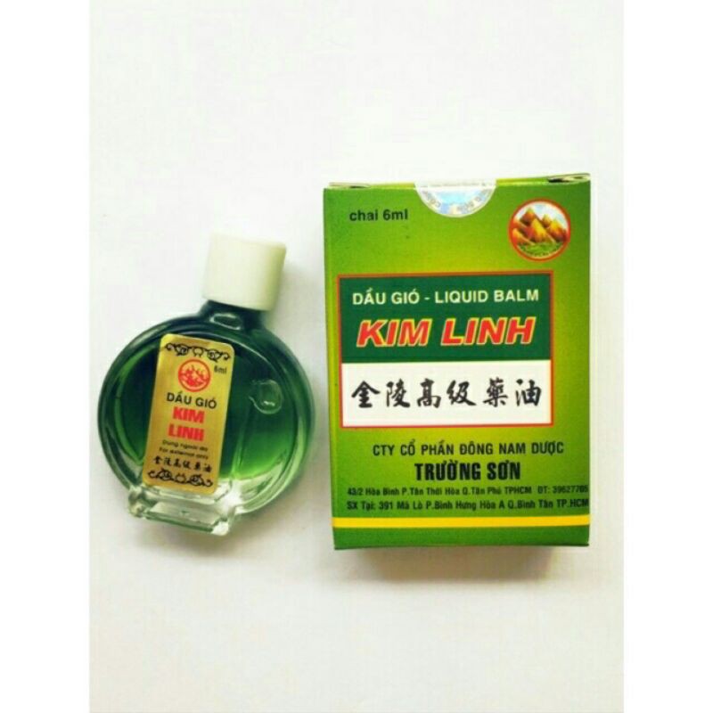 DẦU GIÓ KIM LINH CHAI 6ML