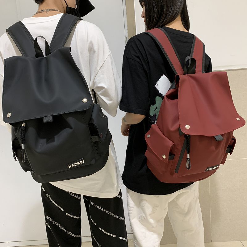 Balo Da Thời Trang Ulzzang Nam Nữ,Da PU Cao Cấp,Đựng Laptop 15,6 inh-Chống nước,Kiểu dáng trẻ trung, cá tính