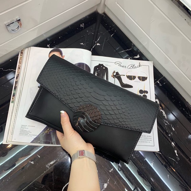 Clutch ví nữ khoá tròn vảy cá - bán sỉ