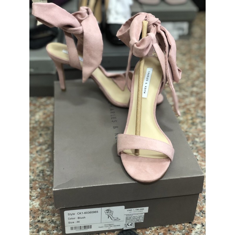 Guốc buộc dây charles & keith sz 37