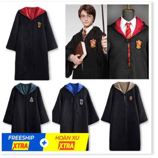 Áo choàng hóa trang Harry Potter cá tính