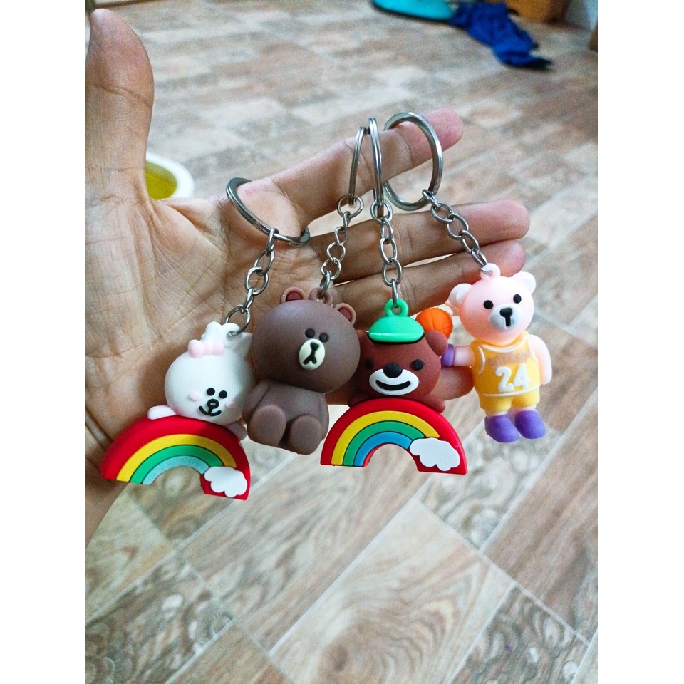 Móc Khóa Nhựa Dẻo Đủ Mẫu Mã Siêu Cute